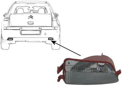 0970930 VAN Wezel Luz de marcha atrás